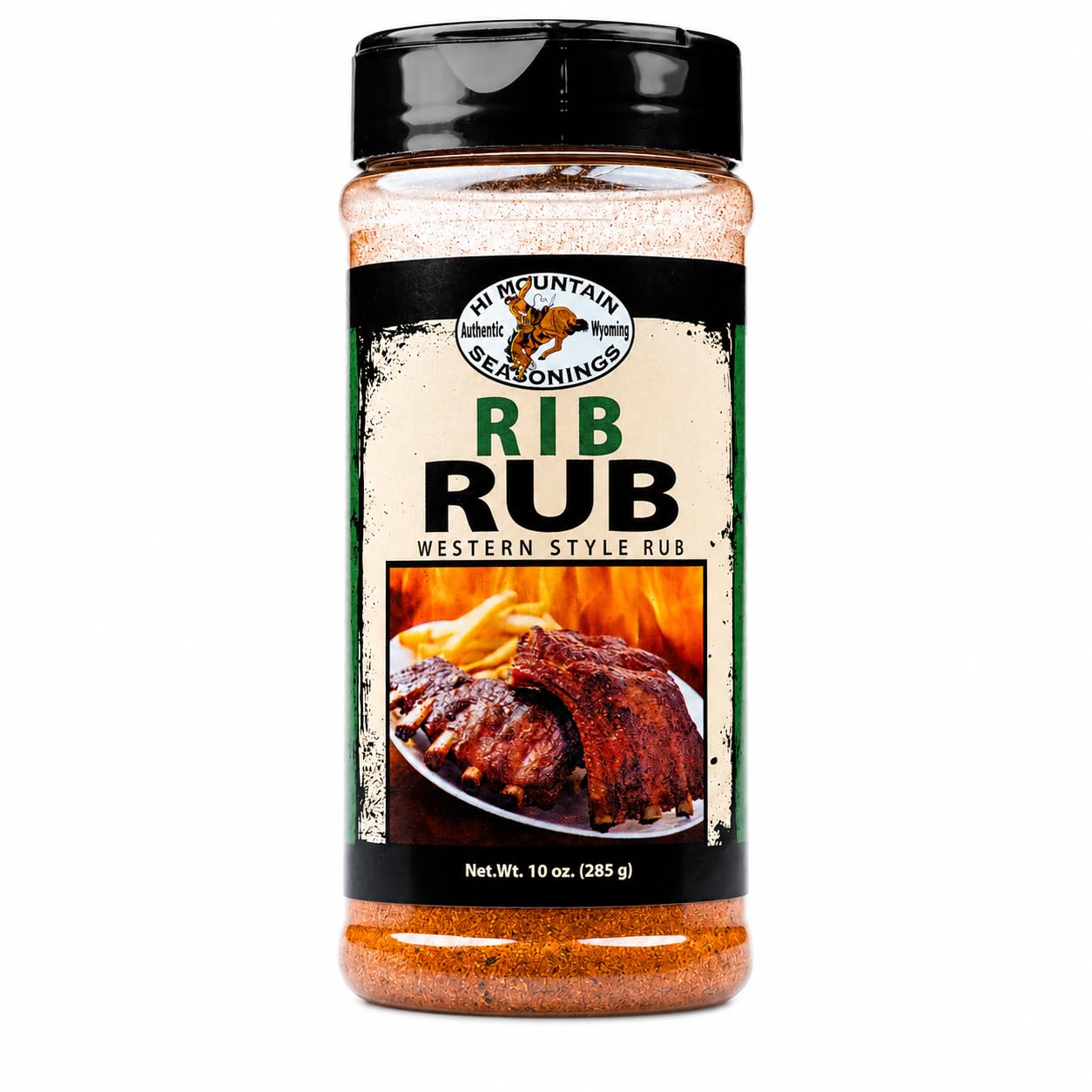 Hi Mountain | GARLIC PEPPER RUB | Meat Seasoning | 11 oz | Garlic pepper seasoning for beef, pork, venison, deer, elk, chicken, burgers, and vegetables