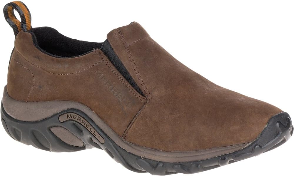 Merrell Mens Jungle Moc Leather Waterproof Ice+Moccasin