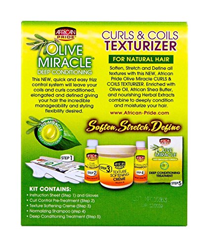 African Pride Olive Miracle Curls and Coils Texturizer