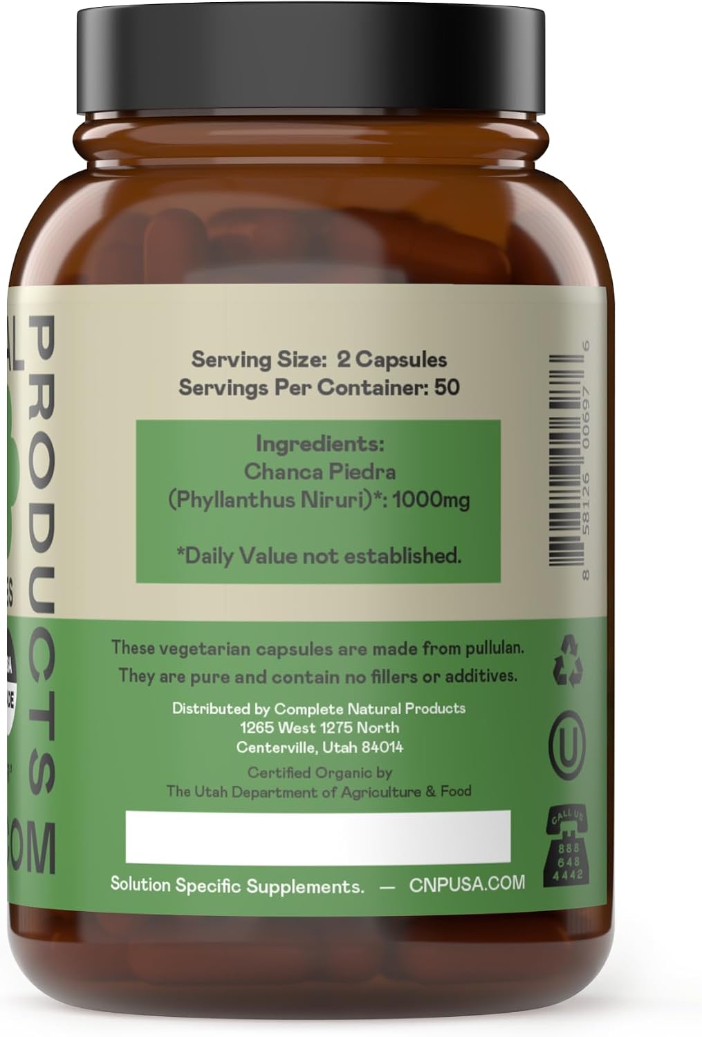 CNP | Chanca Piedra Capsules 500mg - Stonebreaker, Kidney Gallbladder Aid