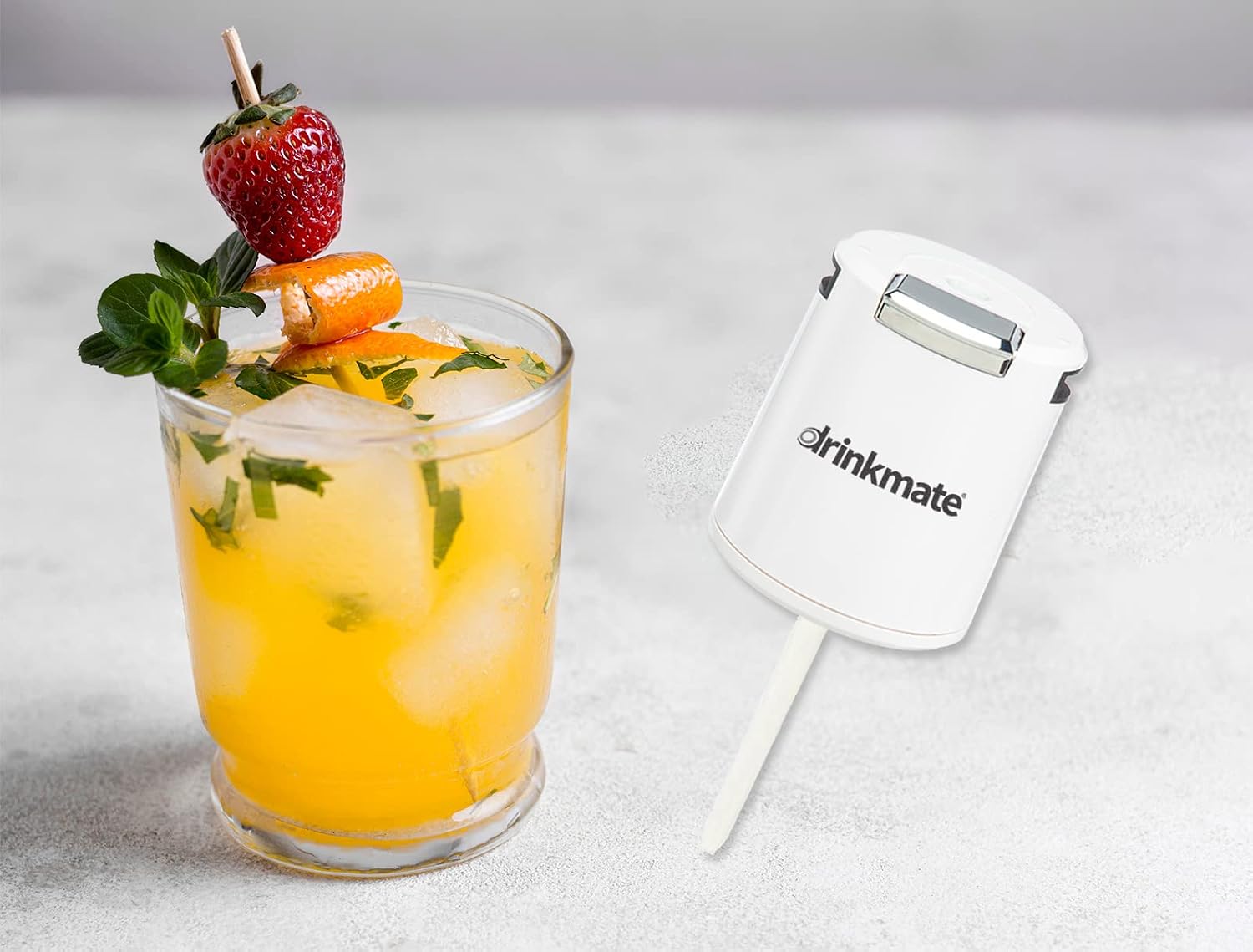 Drinkmate Replacement Fizz Infuser - Compatible with OmniFizz, LUX, and Spritzer (Matte Black)