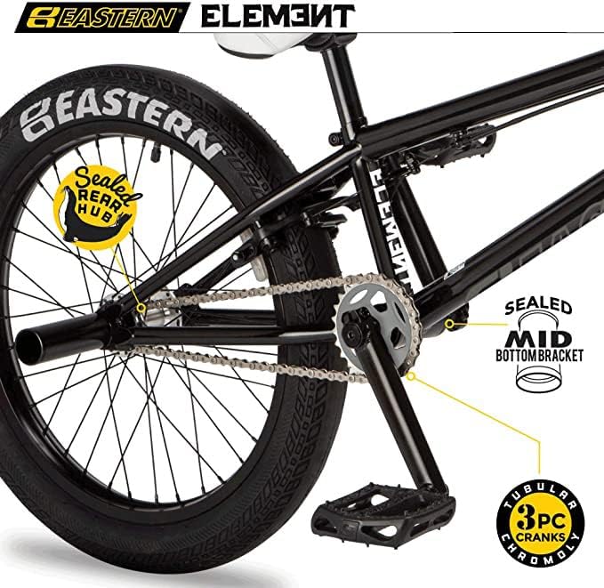 Eastern Bikes Eastern BMX Bikes - Element Model 20 Inch Bike. Lightweight Freestyle Bike Designed by Professional BMX Riders at