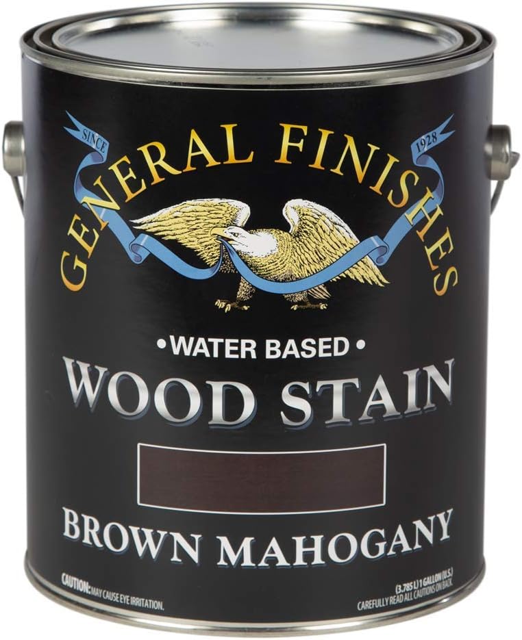 General Finishes Water Based Wood Stain, 1 Quart, Antique Oak