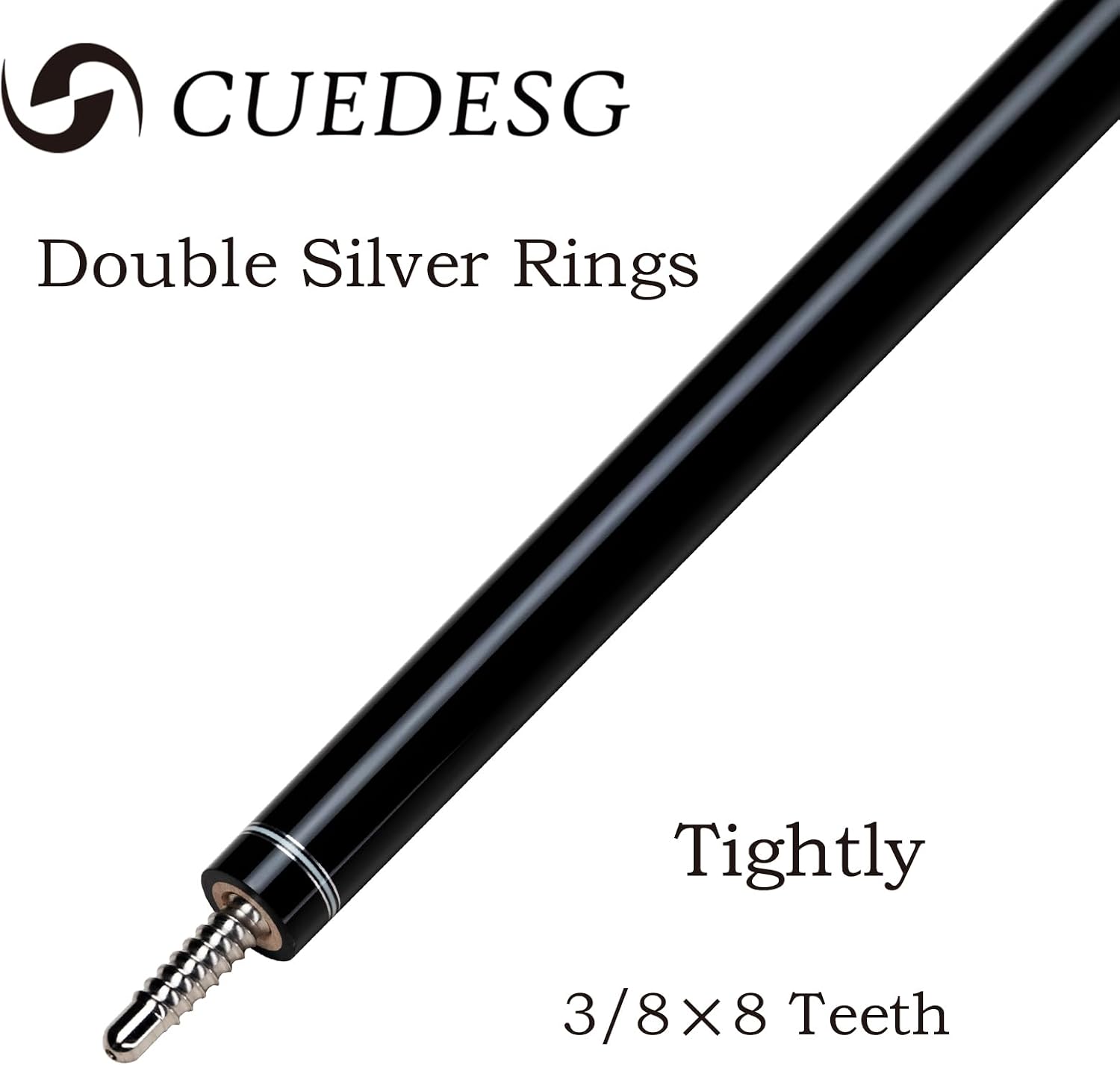 Carbon Fiber Pool Cue Stick 10.5mm/11.8mm/12.5mm,Low Deflection Pool Stick,Professional Cue Stick with Case