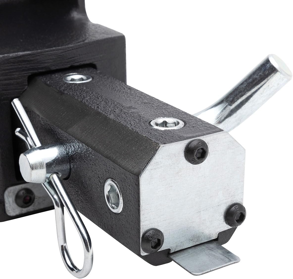 Yost Vises LV-4 Homeowner's Vise | 4.5 Inch Jaw Width with a 3 Inch Jaw Opening Home Vise | Secure Grip with Swivel Base | Blue