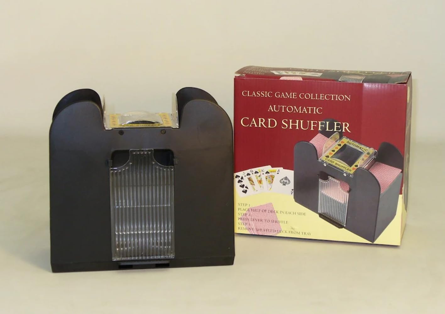 Classic Game Collection 6-Deck Automatic Card Shuffler