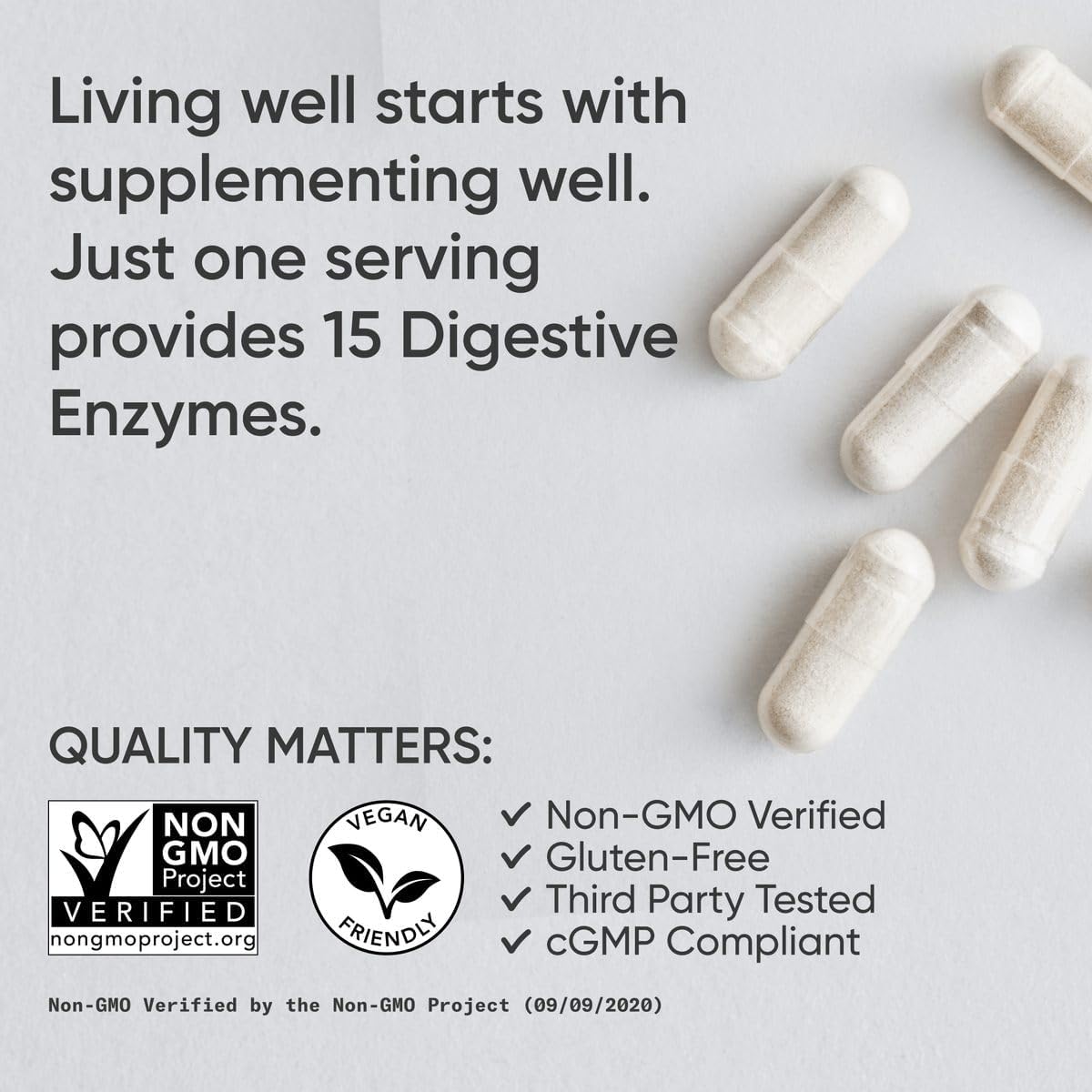 Sports Research® Digestive Enzymes w/Probiotics, 90 Veggie Caps