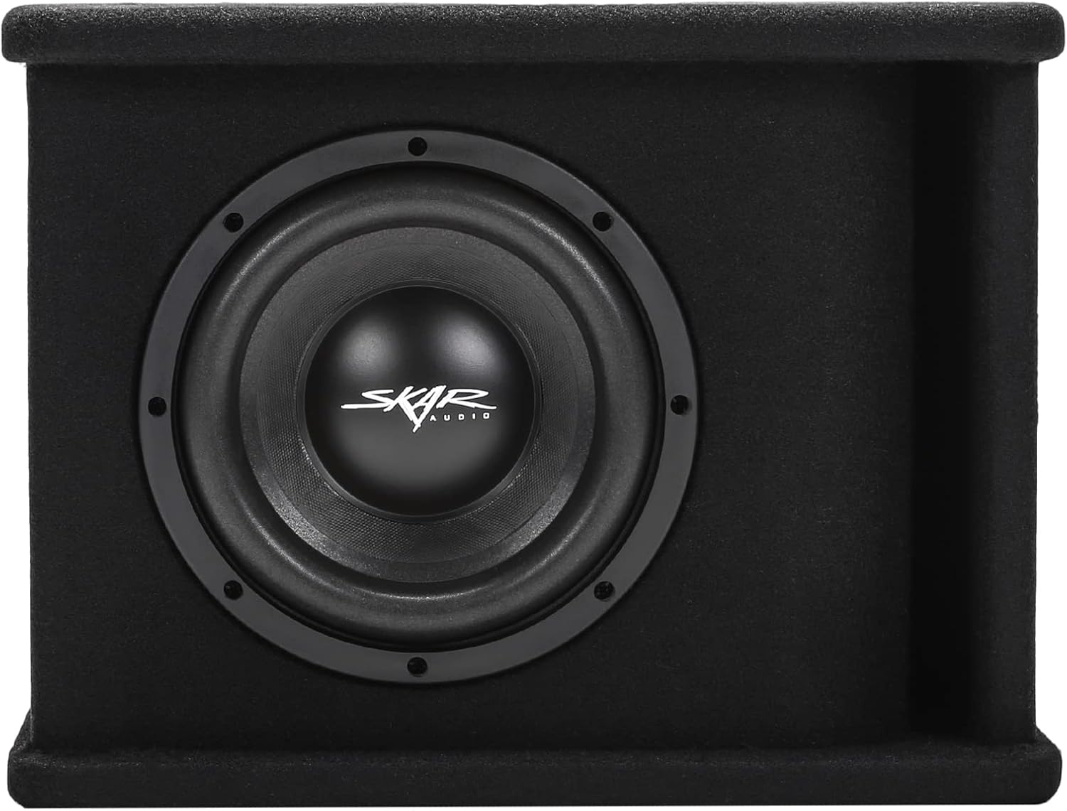 Skar Audio Single 8" Complete 700 Watt SDR Series Subwoofer Bass Package - Includes Loaded Enclosure with Amplifier