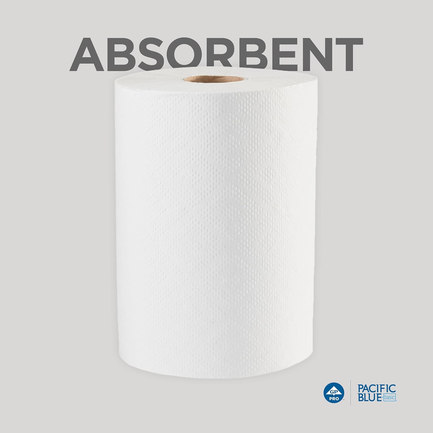 Georgia-PacificBlue Basic Paper Towel Rolls by PRO, White, 28706, 350 Feet Per Roll, 12 Rolls Per Case
