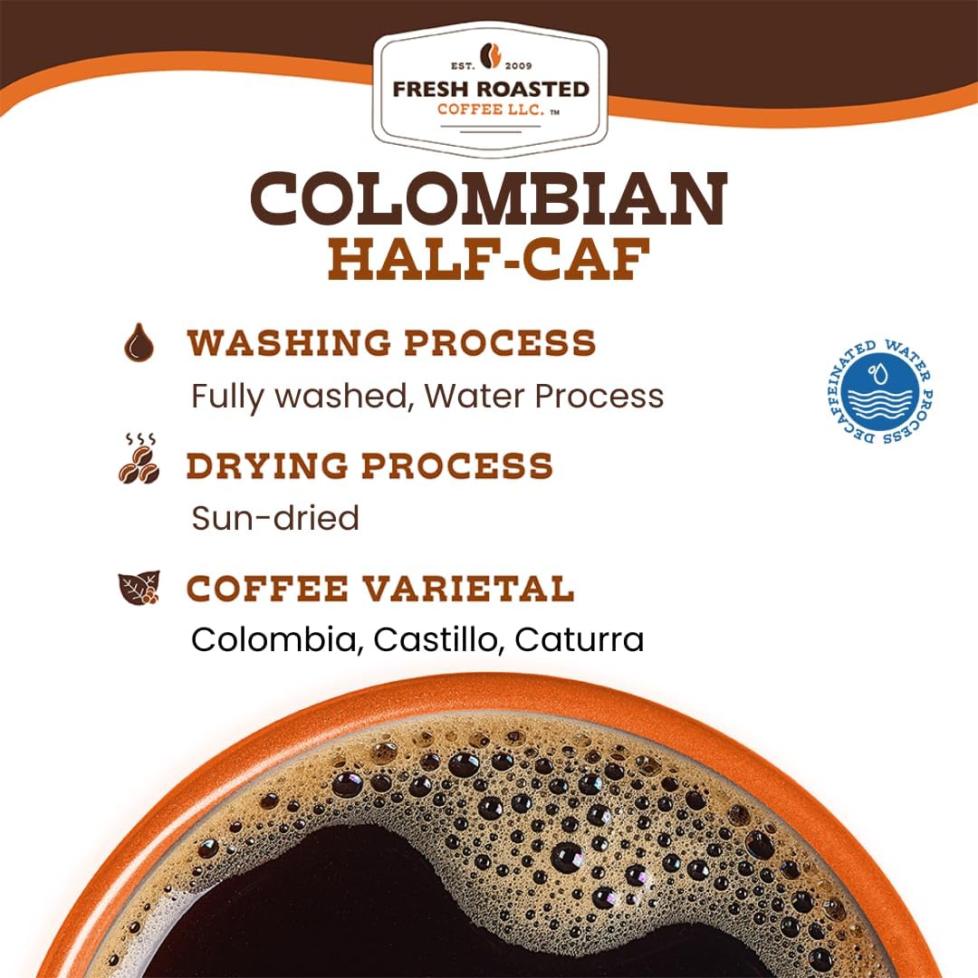 Fresh Roasted Coffee, 100% Colombian K-Cup Pods for Keurig Brewers, Medium Roast, Kosher, 96 Count Loose Pack
