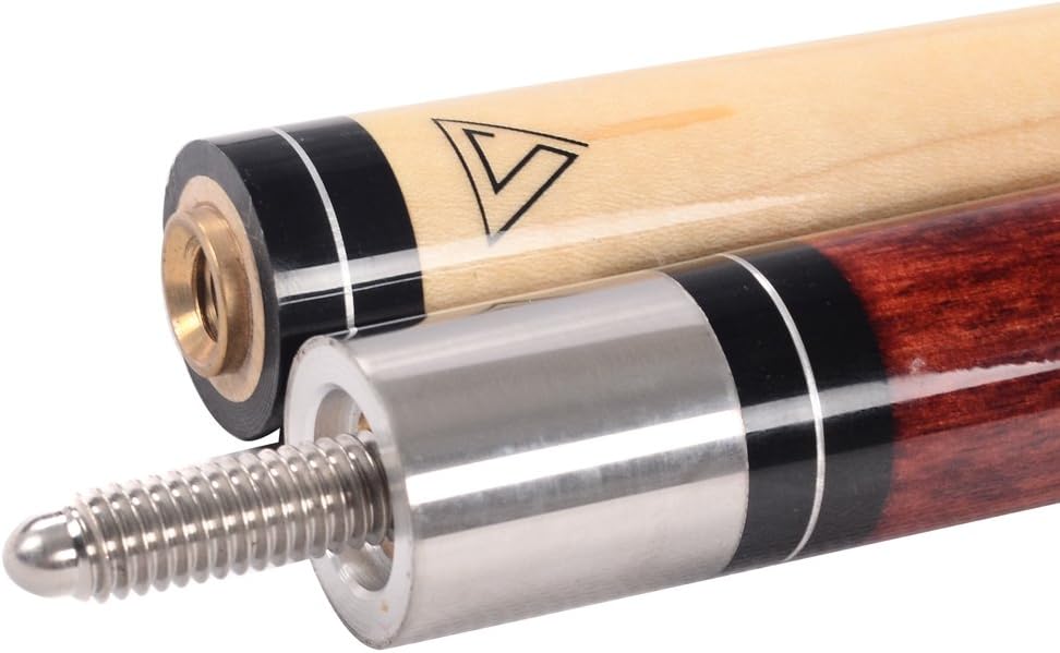 CUESOUL 19oz Pool Cue Sticks with Hard Pool Cue Case