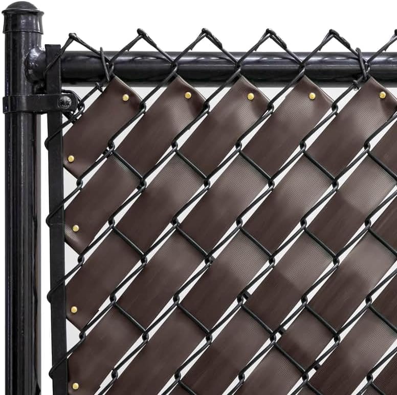 Chain Link Fence Privacy Tape 250 ft (40 SqFt) (Arctic White) | Gardening, Outdoor Wall, Balcony, Patio, Yard, Injury Prevention, Safety Fence Cover for Dog, Other Pet Hedge Slats
