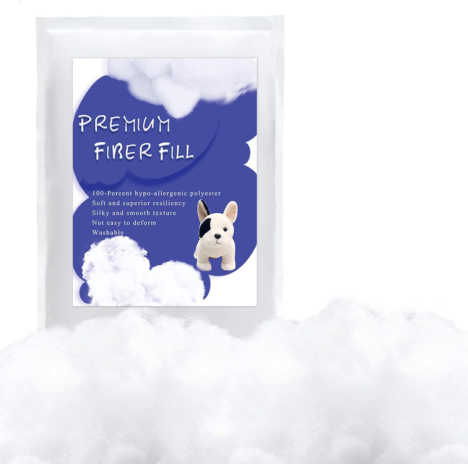 BUTUZE 250g/8.8oz Polyfill Stuffing Fiber Fill,Stuffing for Stuffed Animals