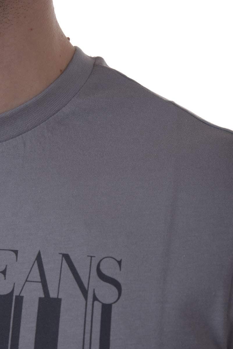 Emporio Armani Mens Regular Fit Jersey Barcode T-Shirt