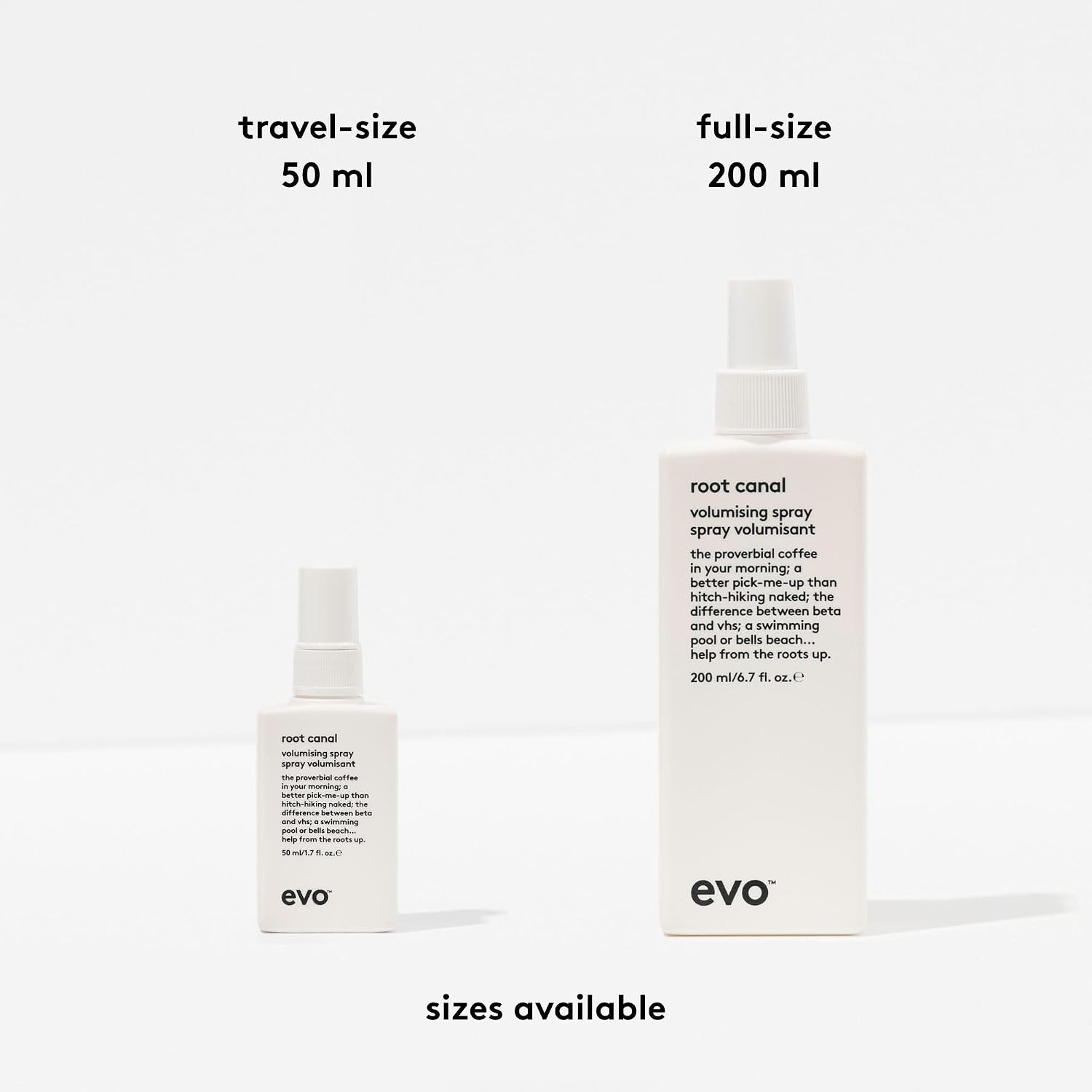 EVO Root Canal Volumizing Styling Spray for Fine Hair - Adds Body, Texture & Shine