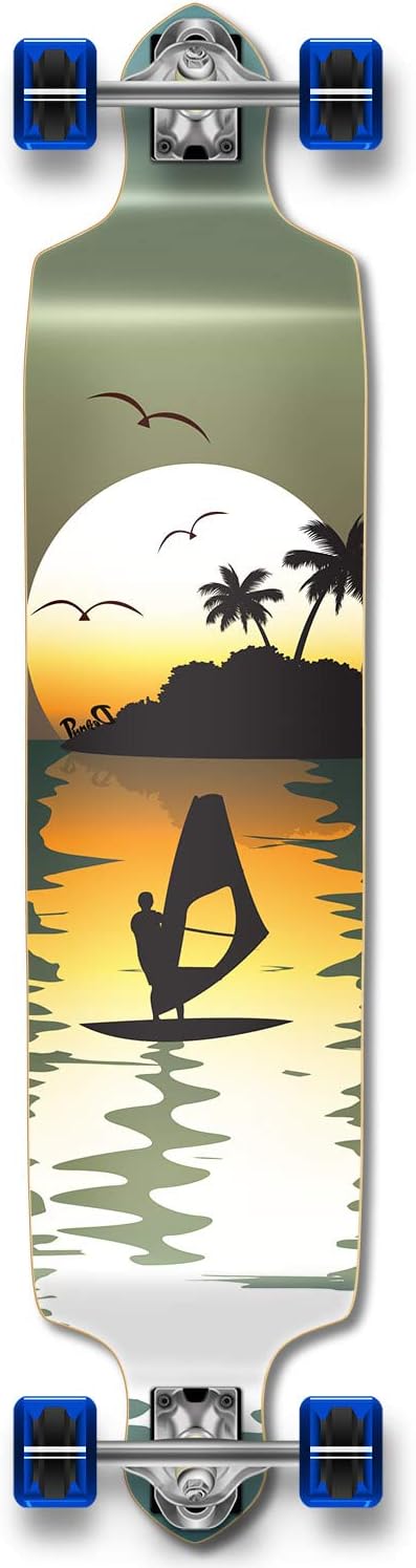 Professional Speed Drop Down Complete Longboard Skateboard