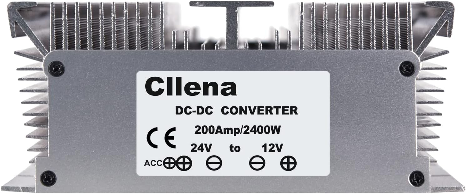 DC 24V to 12V 40A 480W Buck Transformer Waterproof Step-Down Voltage Converter Regulator