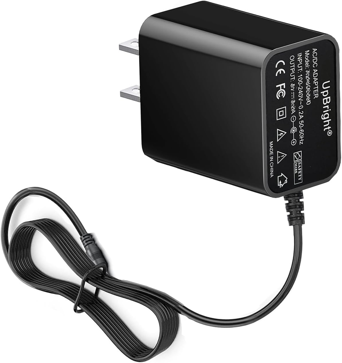 UpBright 6V AC/DC Adapter Compatible with Braun 63990 64797 Harbor Freight Tools 845 350 Lumen Worklight Rechargeable Lithium Li-Ion 3.7V 2000mAh
