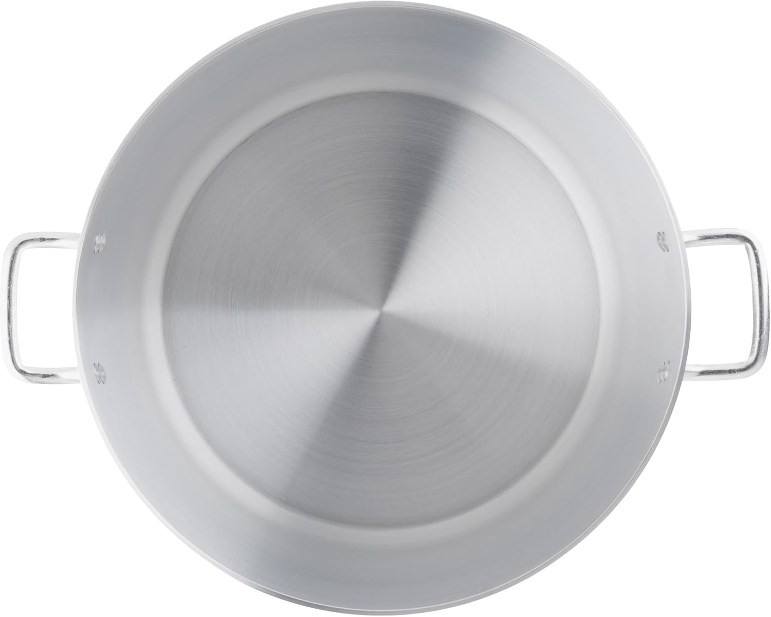 Winco 20 qt Aluminum Heavy-Duty Stock Pot | Thick walls, Riveted handles, Wide base, Great for Stocks, Soups, Pasta and Batch Cooking