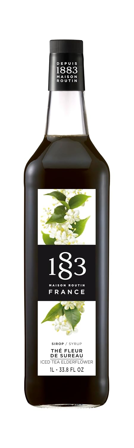 1883 Maple Syrup for Drinks, Made in France, 1 Liter Glass Bottle