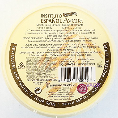Avena Daily Moisturizing Cream, 6.8 OZ