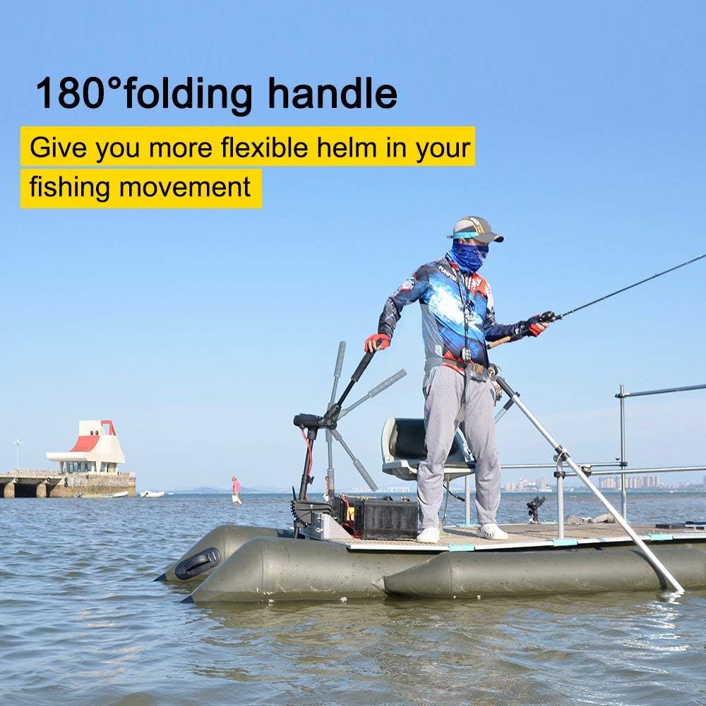 AQUOS Haswing 12V 65lbs 35.5in Brushless Transom Trolling Motor