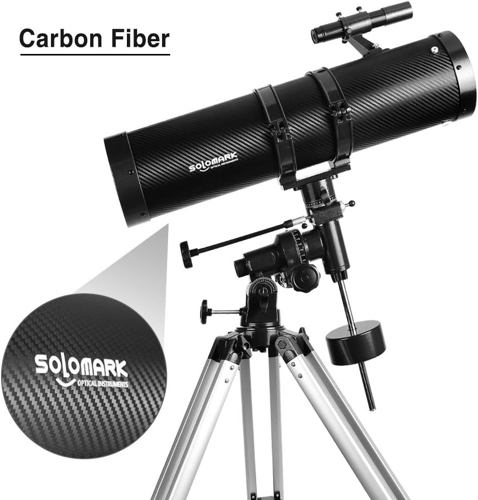 Telescope 130EQ Newtonian Reflector Telescopes for Adults, Professional Telescopes for Adults Astronomy