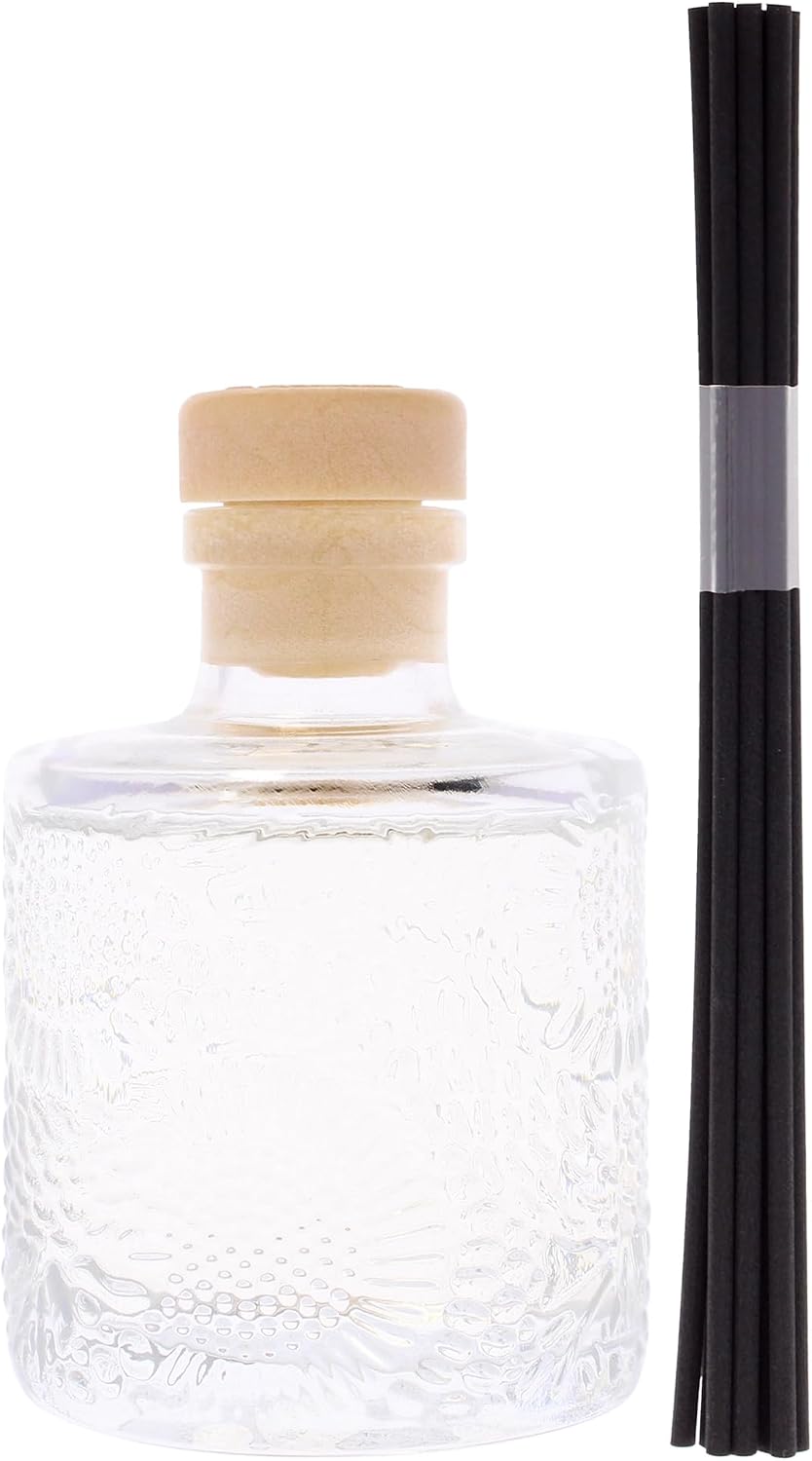 Voluspa Santal Vanille Scented Reed Diffuser, 3.4 oz, Luxury Santal Diffuser, Oil Reed Diffusers for Home, Handcrafted in the USA