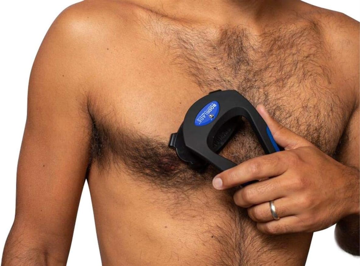 Bakblade Body Grooming, Bodblade Ergonomic Shaver, Shaving Chest, Arms & Stomach Region