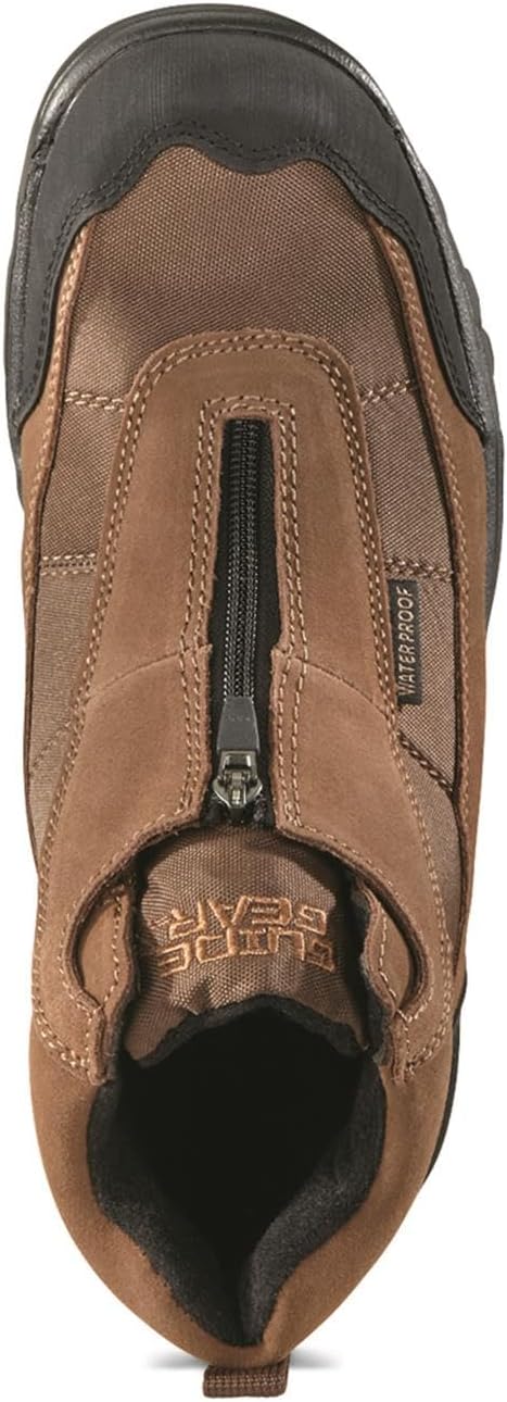 Guide Gear Men's Silvercliff II Mid Zip Hiking Boots Waterproof Outdoor Shoes