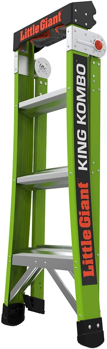 Little Giant King Kombo, 6 ft Fiberglass Multi-Position Ladder, 13906-001