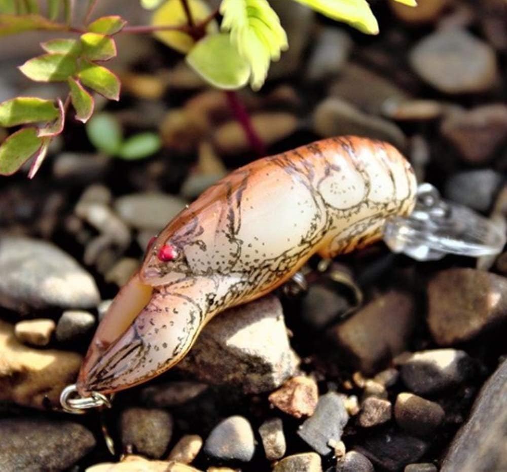 Rebel Lures Original Realistic Crawfish Crankbait Fishing Lure