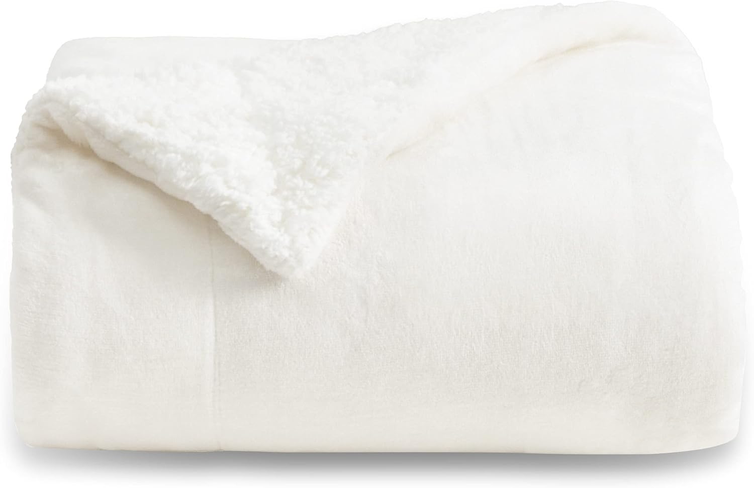 Bedsure GentleSoft Sherpa Fleece Throw Blanket for Couch, Non-Heated, Thick & Warm Cozy Blanket for Winter Fall, Soft Fuzzy Plush Throw Gifts for Women and Men, Grey, 50x60 Inches
