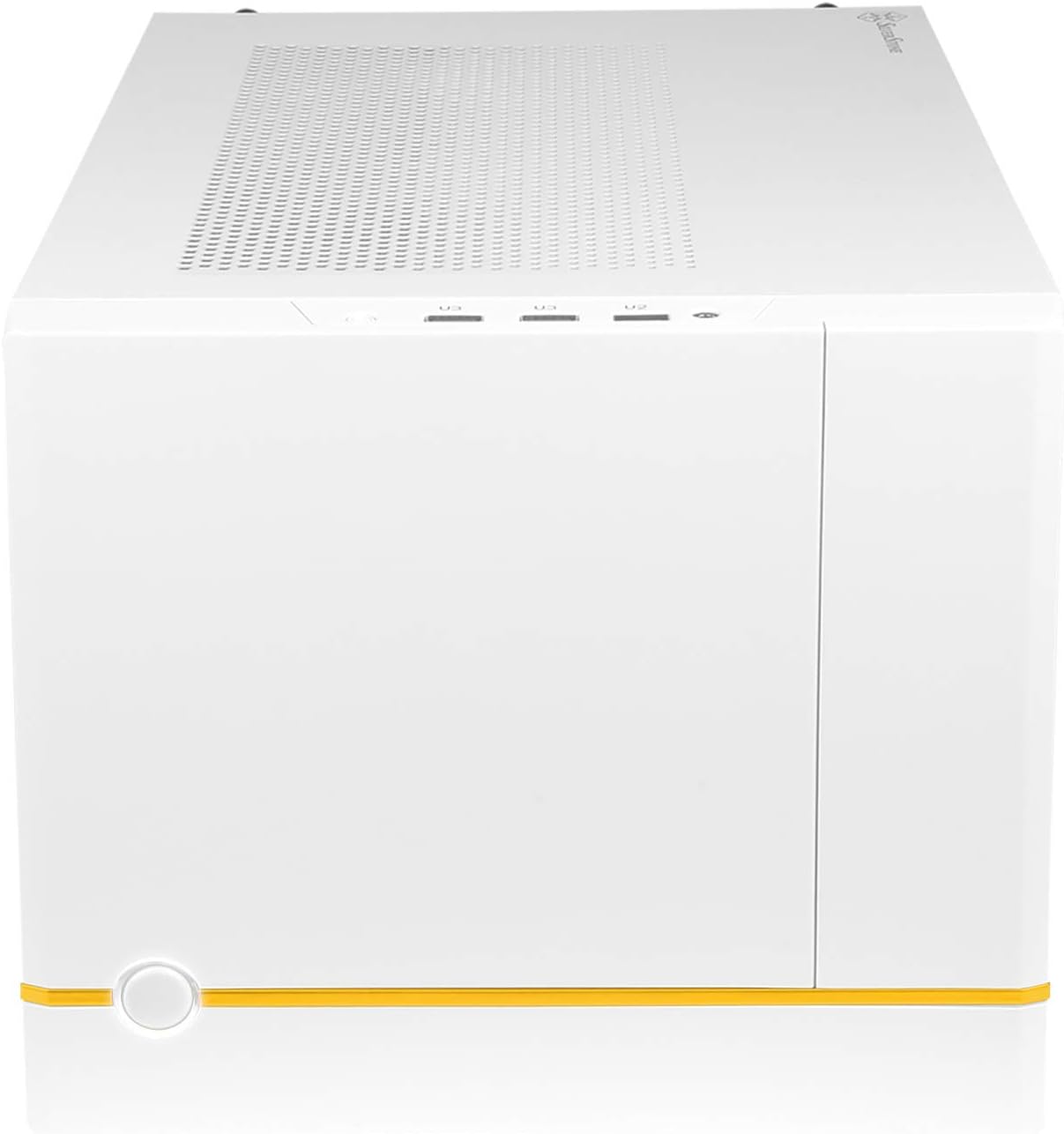 Silverstone Technology SUGO 14, SG14, Black, Mini-ITX Cube Chassis, Supports 3 Slot Full Length GPUs/ATX PSU / 240mm AIO, 4 Removable Panels