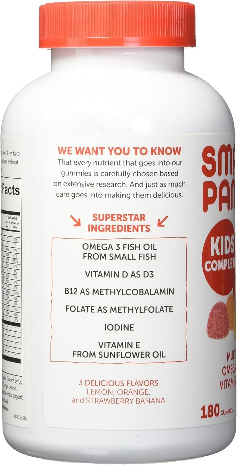 Smarty Pants Kids Complete Multi-Vitamin, 180 Gummies (1)