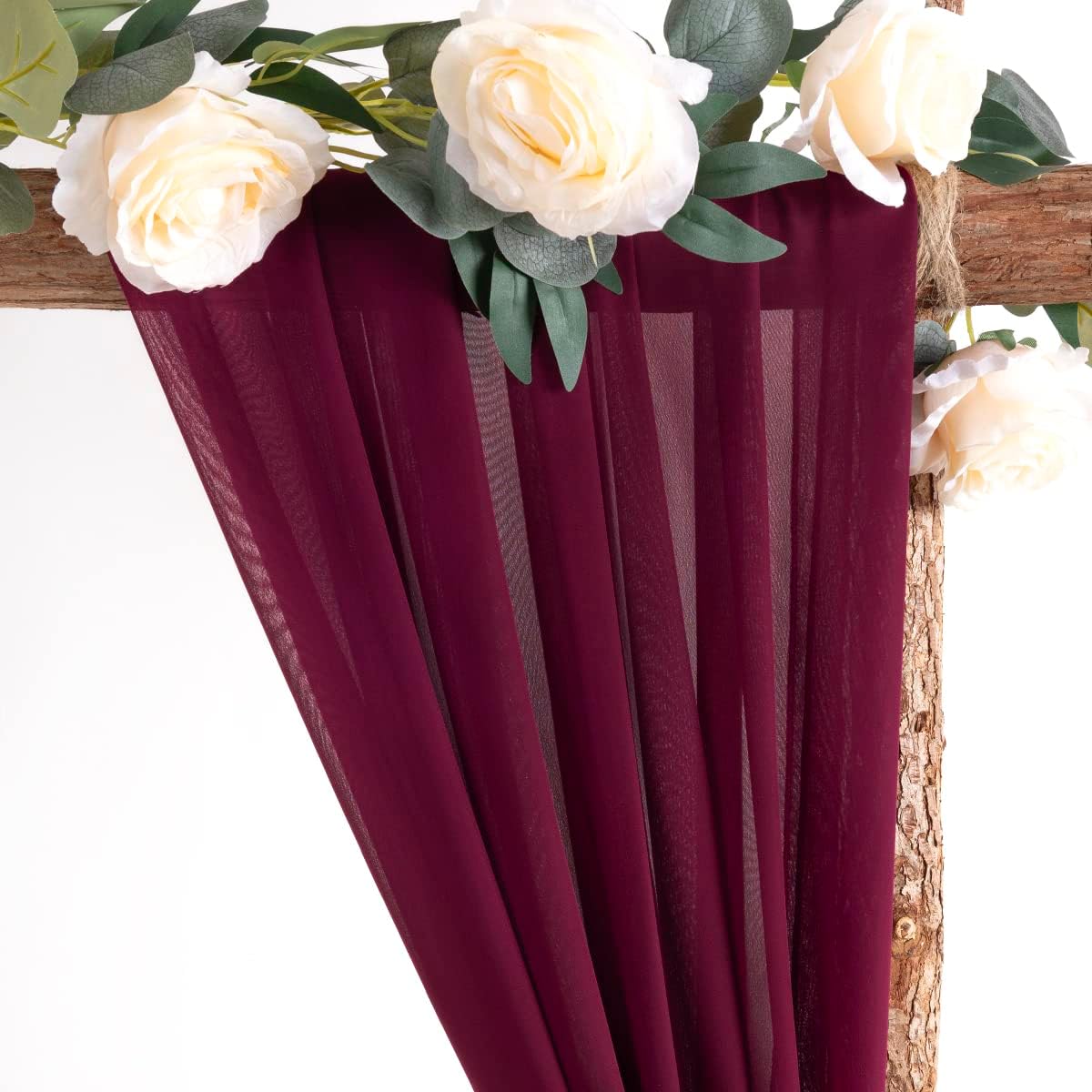 Wedding Arch Draping Fabric Sheer Chiffon Curtain Drape Wedding Party Decor