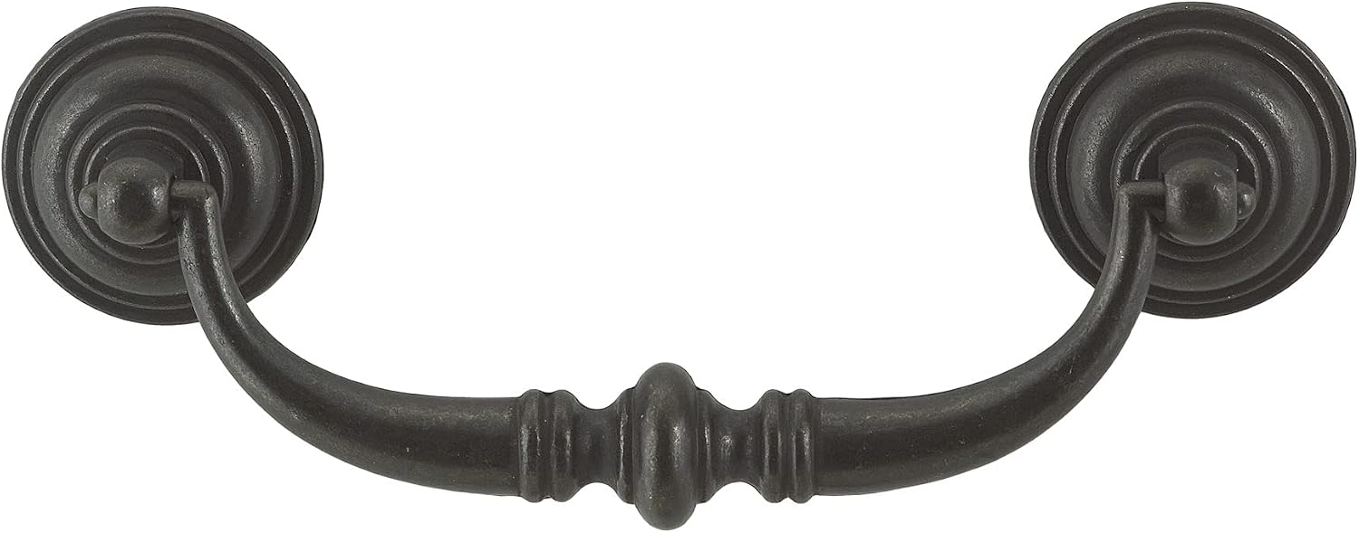 Richelieu | Provence 3-inch (76 mm) Antique English Arched Cabinet Pull