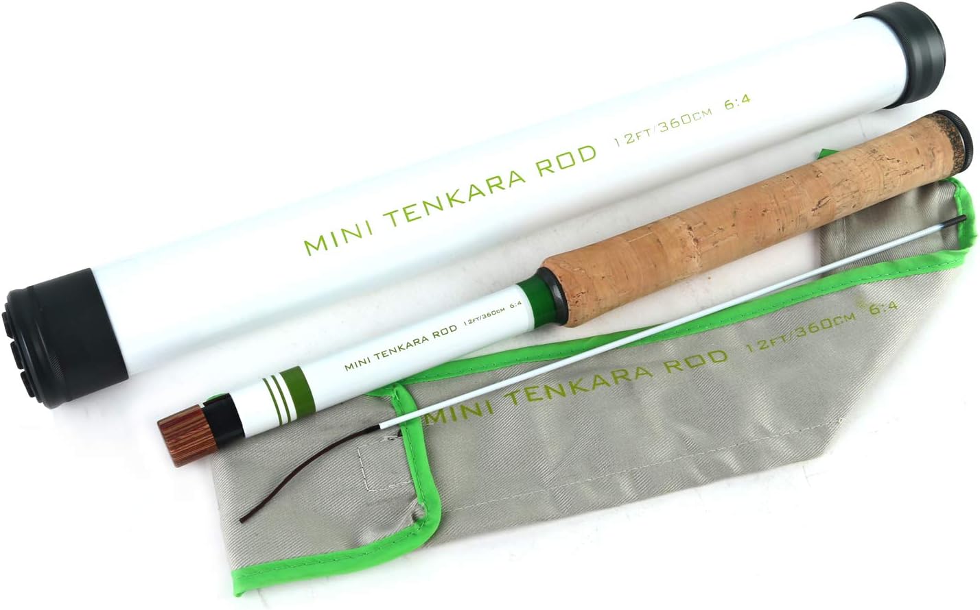 Maxcatch Mini Tenkara Fly Fishing Rod with Extra Tip Section 12ft, 9ft6