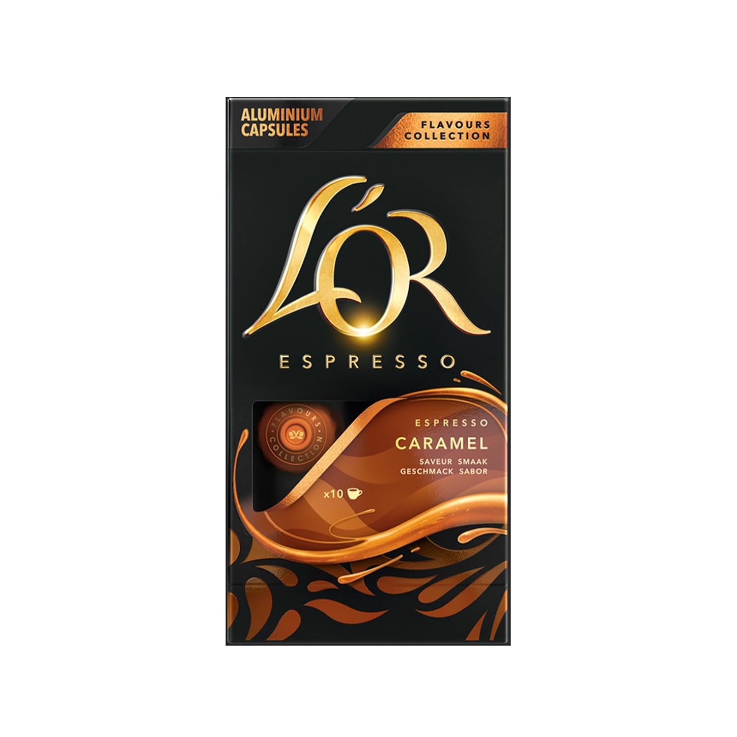 L'OR Espresso Capsules, Medium Roast, Chocolate, 10 Capsules