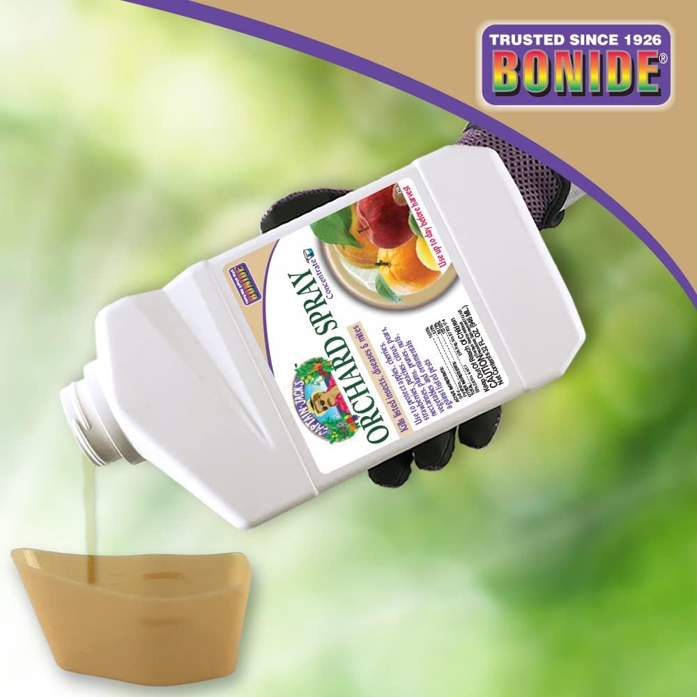 Bonide Captain Jack's Citrus, Fruit & Nut Orchard Spray, 32 oz | Ready-to-Spray, Multi-Purpose Fungicide, Insecticide, and Miticide