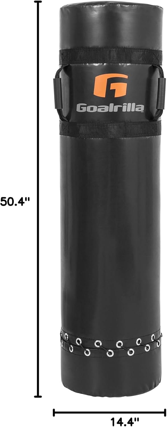 Goalrilla Durable Tackling Dummy with Heavy-Duty Handles for Football Contact Drills, Kickboxing, and More (TR0001W)