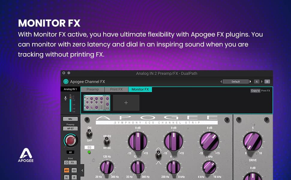 Apogee Symphony Desktop Elite USB-C Audio Interface for Recording & Mixing