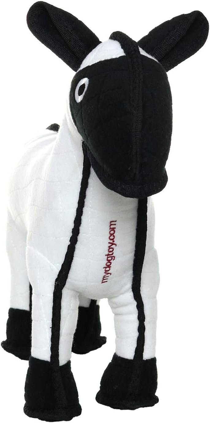 TUFFY® : Cow Dog Toy: Ultra Durable Plush Toy with Multiple Layers & Reinforced Seams, Washable and Floats, Original Construction