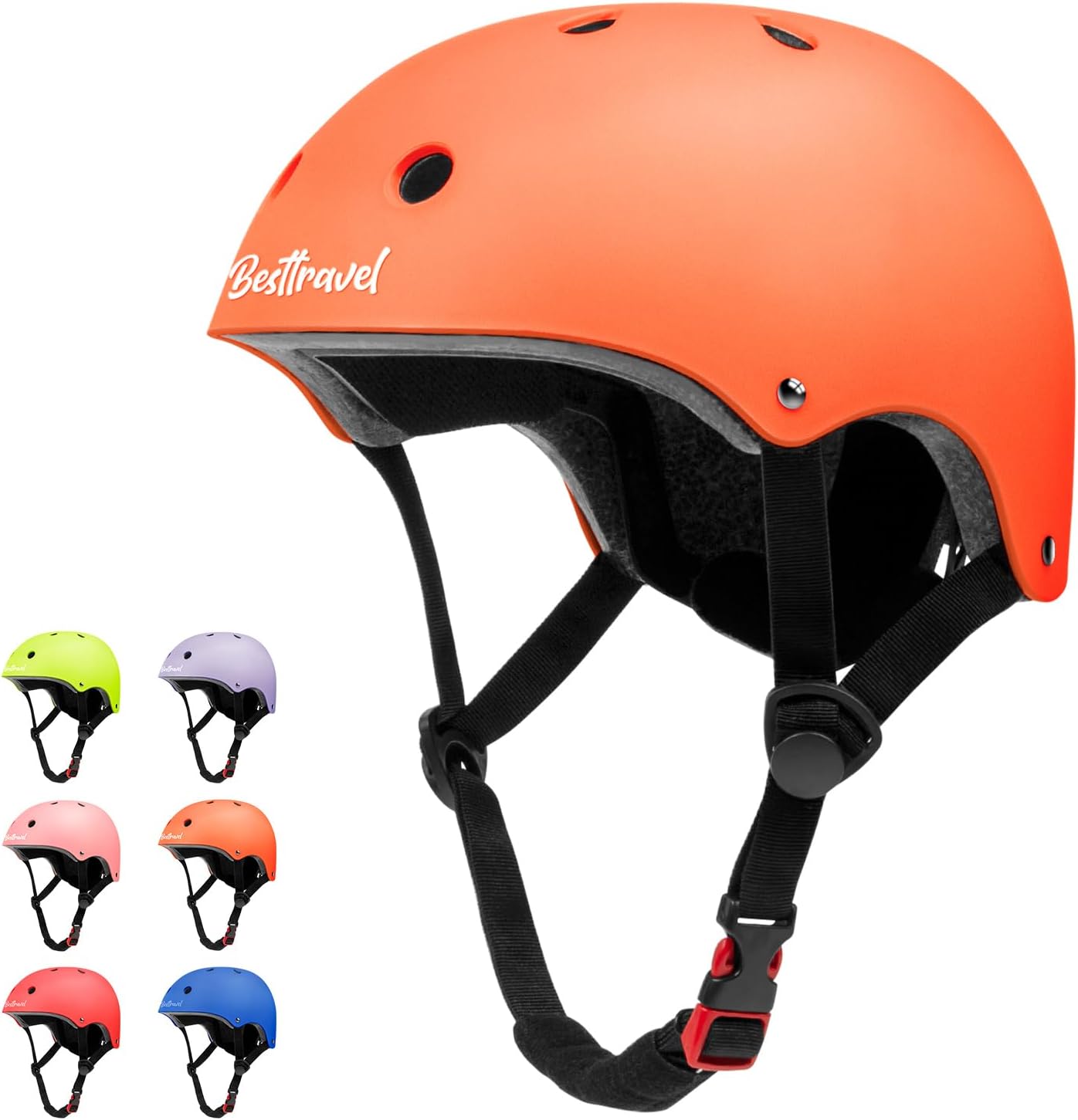 Besttravel Kids Helmet, Toddler Adjustable Kids Ages 3-8 Years Old Boys Girls Multi-Sports Safety