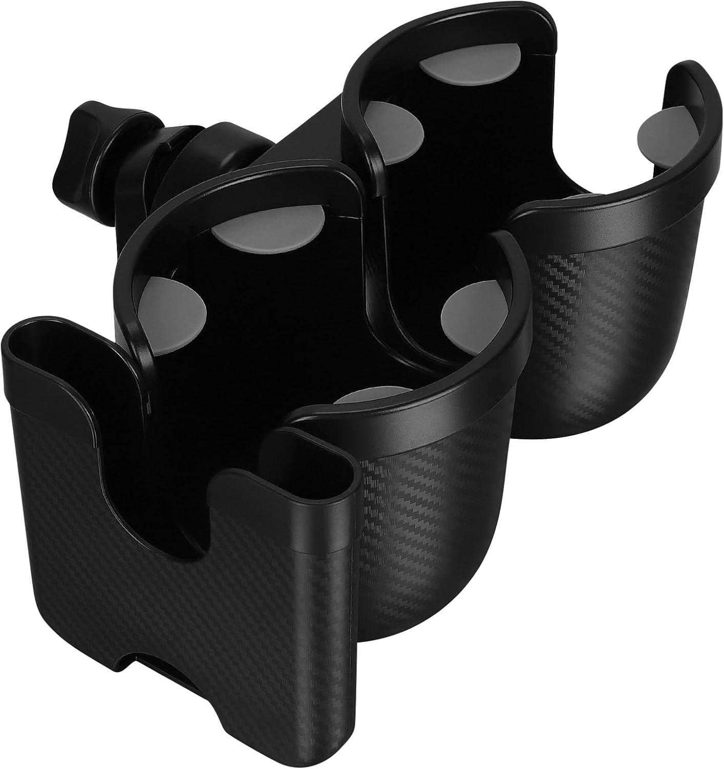 Accmor Stroller Cup Holder with Phone Holder, Bike Cup Holder, Universal Cup Holder for Uppababy Nuna Strollers, 2-in-1 Drinks Holder for Walker
