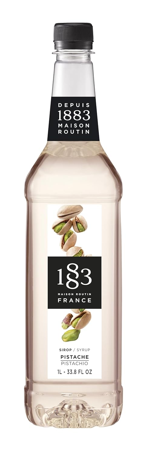 1883 Maple Syrup for Drinks, Made in France, 1 Liter Glass Bottle