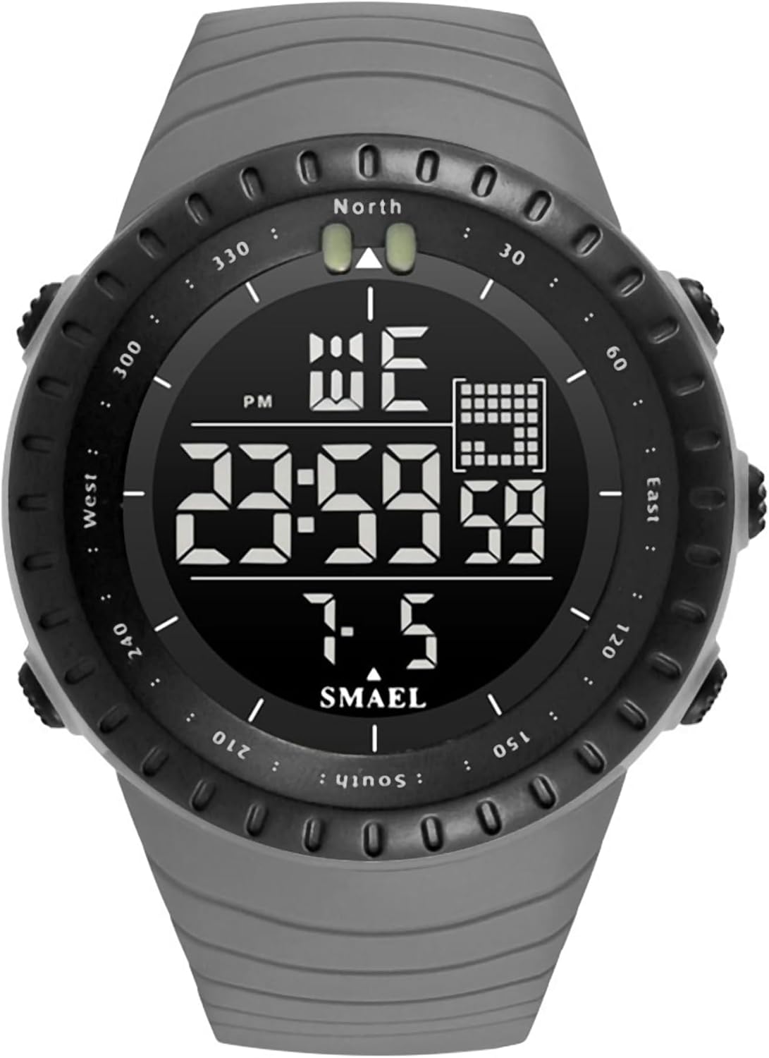L LAVAREDO Mens Digital Watch Sports Military Watches Waterproof Outdoor Chronograph Wrist Watches for Men with LED Back Ligh/Alarm/Date