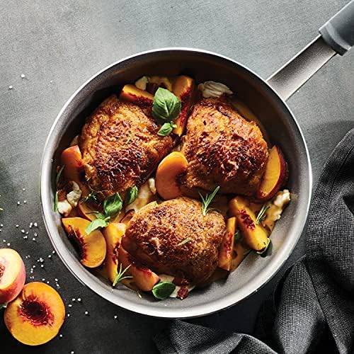 Tramontina Professional Fusion 8-Inch Non Stick Small Frying Pan | Heavy-Gauge Aluminum Skillet with Reinforced Nonstick Coating, Dishwasher and Oven Safe