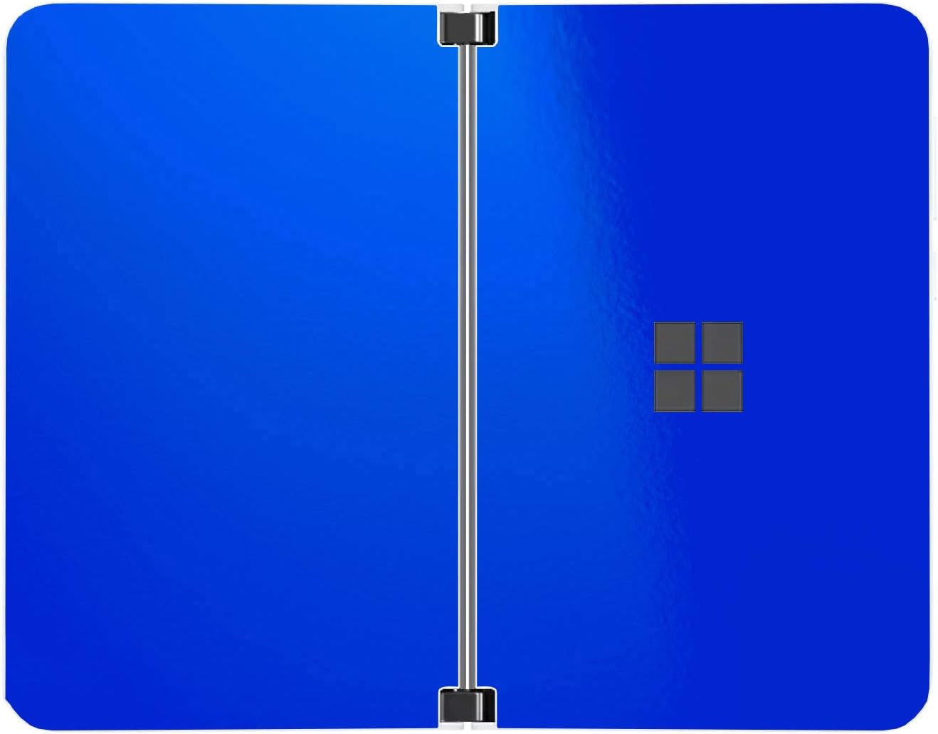 SopiGuard Sticker for Surface Duo Phone Edge-to-Edge Precision Vinyl Skin Wrap (Leather Textured)