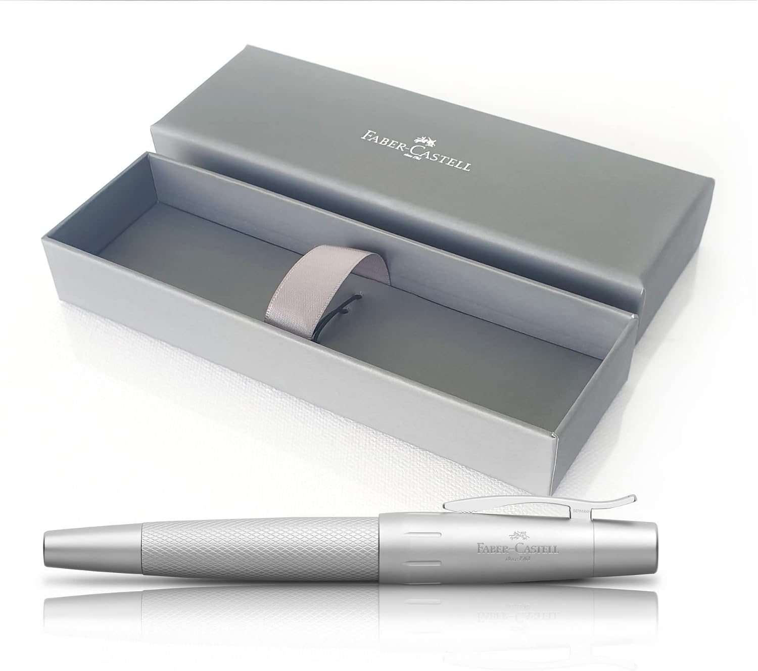 Faber-Castell e-motion Fountain Pen, Pure Black - Fine